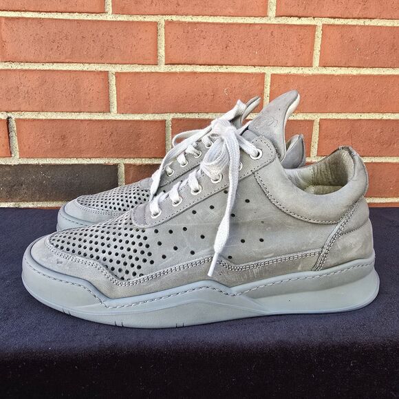 Filling Pieces Gradient Gray Perforated Sneakers Size 39 EU Or US 9 Low Top - Picture 4 of 9